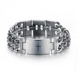 Bratara Barbati Inox SOLIDA ARGINTIE 1980H