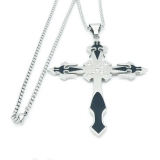 Lant si Cruciulita --- MARE-  Inox cod 1099D
